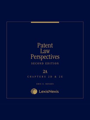 cover image of Patent Law Perspectives